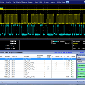 SPMI Electrical Validation and Protocol Analysis Software