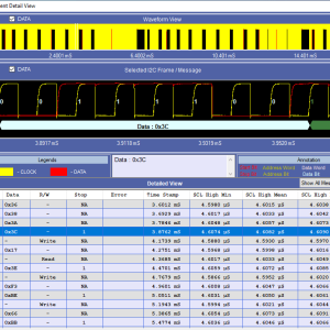 I2C Electrical Validation and Protocol Decode Software