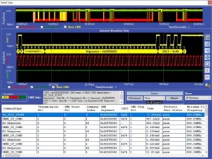 eMMC and SD/SDIO Electrical Validation and Protocol Decode Software