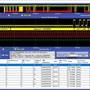 eMMC (4.41, 4.51, 5.0, 5.1) and SD (UHS-I) Electrical Validation and Protocol Decode Software